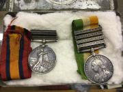 2 Boer War medals